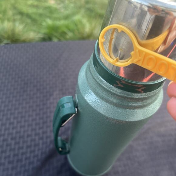 Stanley Classic Vacuum Bottle 2qt Hammertone Green Water Hot Cold Vintage - Picture 6 of 10